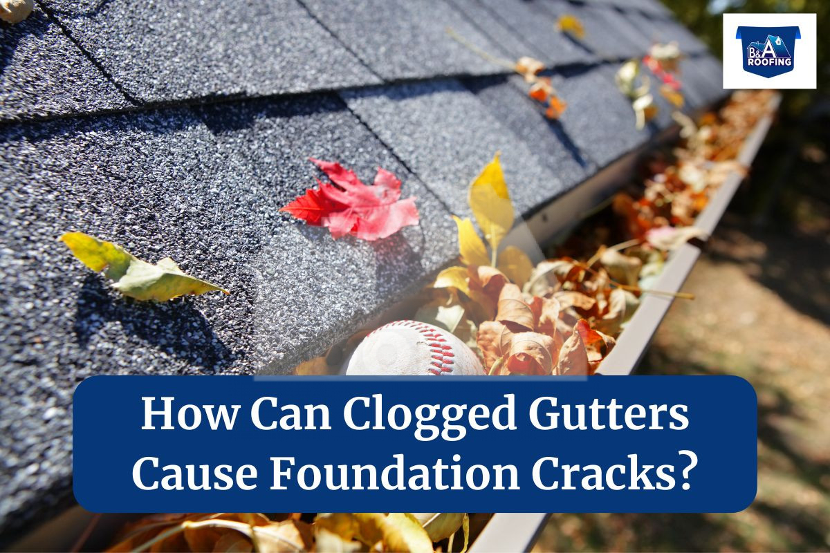 Clogged Gutters Cause Foundation Cracks