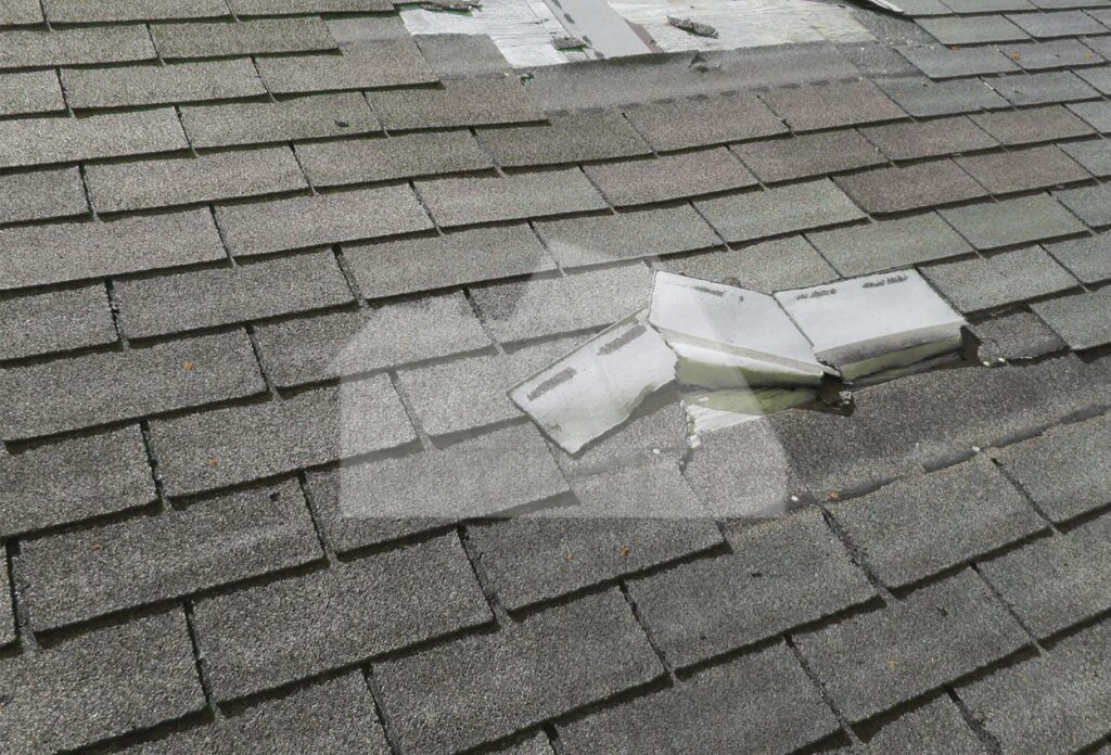 cracked shingles